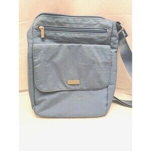 Baggallini Pocket Town Crossbody Bag Lightweight Light Blue , $78